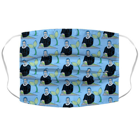 Ruth Bader Finsburg Mermaid Parody Accordion Face Mask