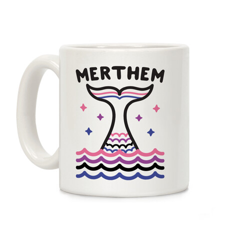 Merthem (Gender Fluid Mermaid) Coffee Mug