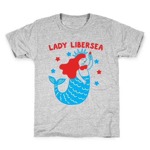 Lady Libersea Mermaid Kids T-Shirt