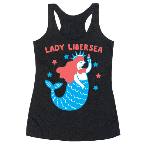Lady Libersea Mermaid Racerback Tank Top