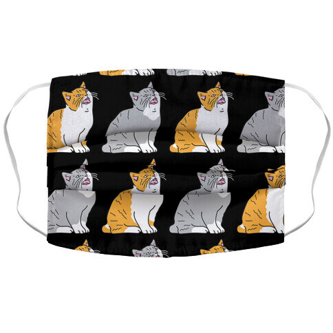 Moody For Foody Cat Accordion Face Mask