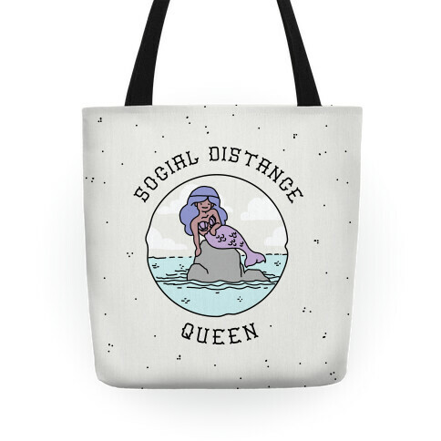 Social Distance Queen Mermaid Tote