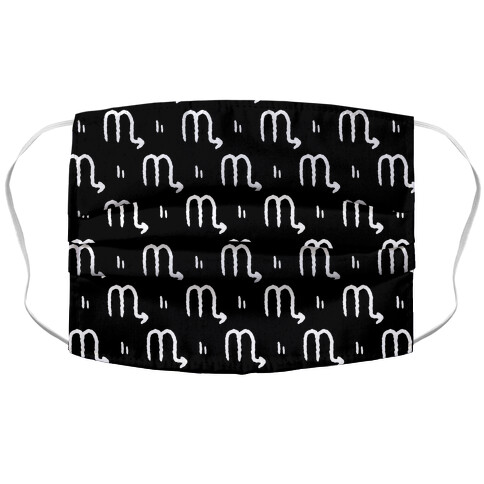 Scorpio Symbol Pattern Accordion Face Mask