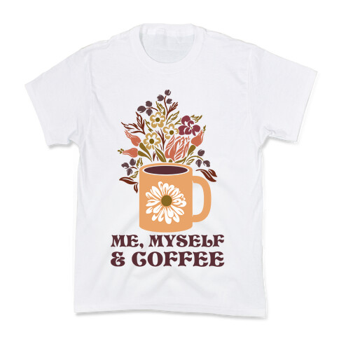 Me Myself and Coffee Kids T-Shirt