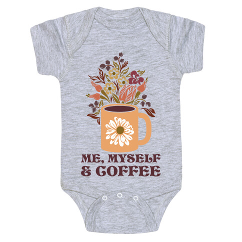 Me Myself and Coffee Baby One-Piece