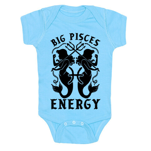 Big Pisces Energy Baby One-Piece