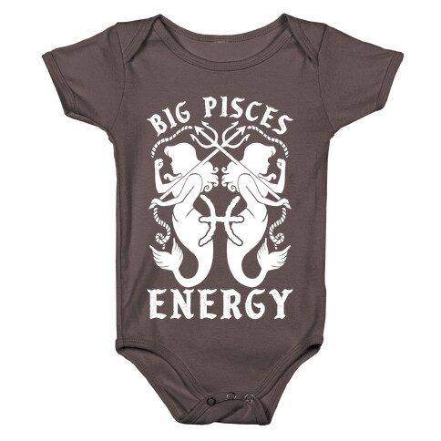 Big Pisces Energy Baby One-Piece