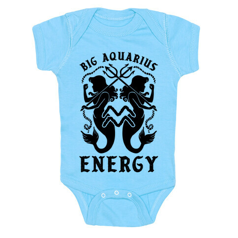 Big Aquarius Energy Baby One-Piece