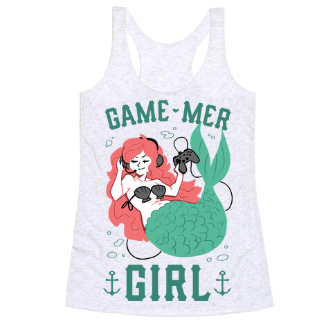 Game Mer Girl Racerback Tank Top