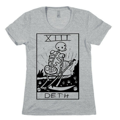 Badly Drawn Tarots: Death Womens T-Shirt