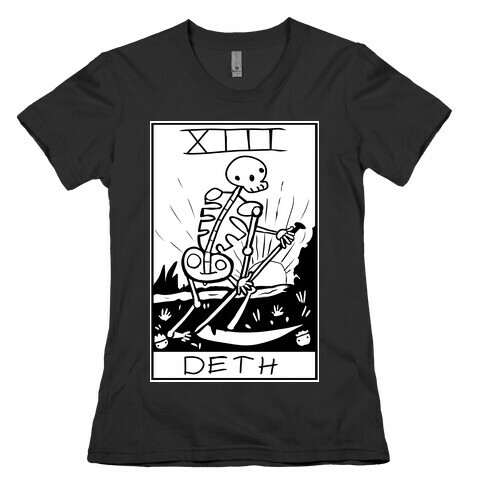 Badly Drawn Tarots: Death Womens T-Shirt