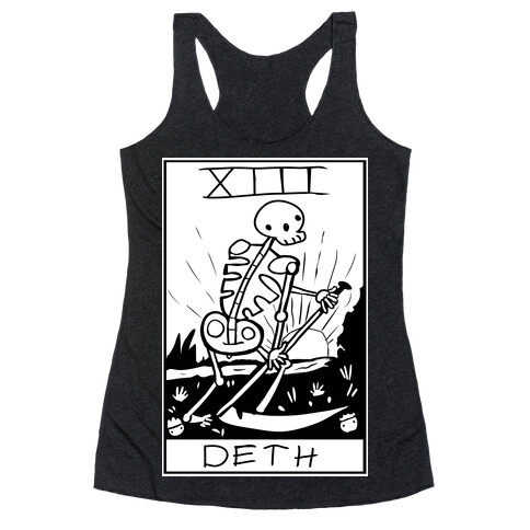 Badly Drawn Tarots: Death Racerback Tank Top