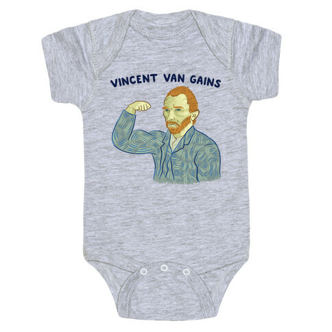 Vincent Van Gains Baby One-Piece