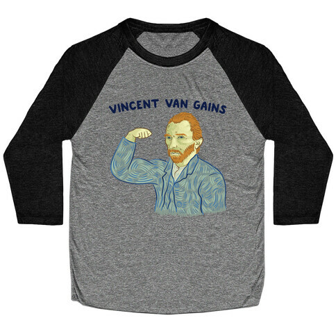 Vincent Van Gains Baseball Tee