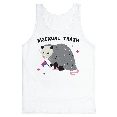 Bisexual Trash Opossum Tank Top