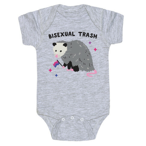 Bisexual Trash Opossum Baby One-Piece