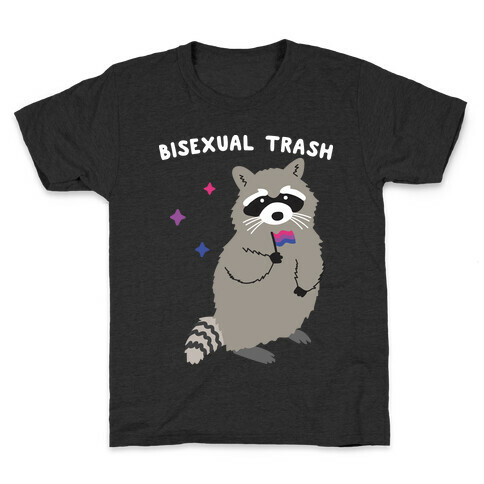 Bisexual Trash Raccoon Kids T-Shirt