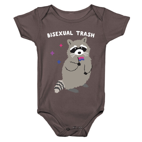 Bisexual Trash Raccoon Baby One-Piece