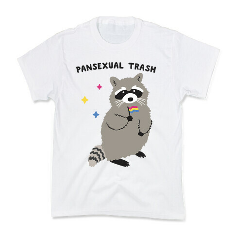 Pansexual Trash Raccoon Kids T-Shirt