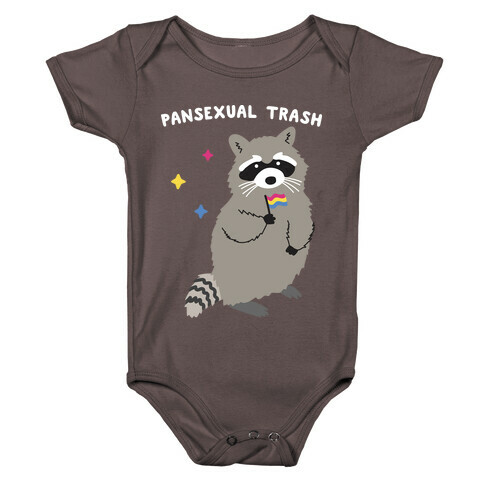 Pansexual Trash Raccoon Baby One-Piece