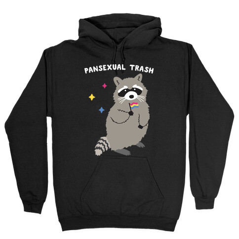 Pansexual Trash Raccoon Hooded Sweatshirt