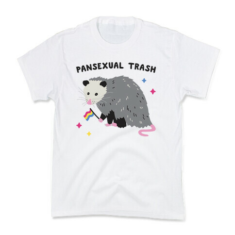 Pansexual Trash Opossum Kids T-Shirt