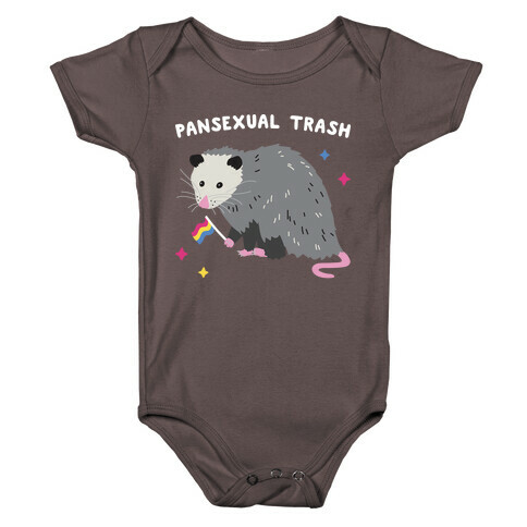 Pansexual Trash Opossum Baby One-Piece