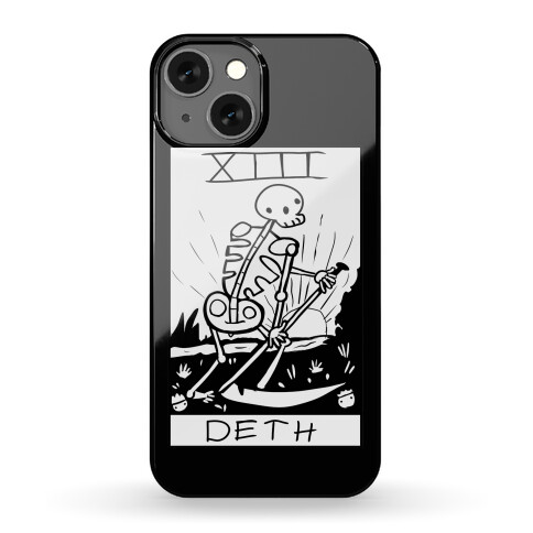 Badly Drawn Tarots: Death Phone Case