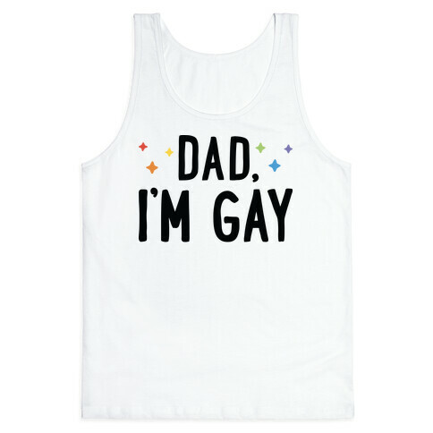 Hi Gay, I'm Dad Pair Tank Top