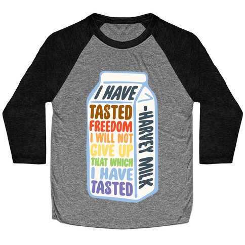 I Have Tasted Freedom I Will Not Give Up That Which I Have Tasted White Print Baseball Tee