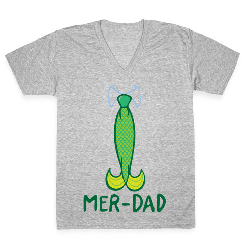 Mer-Dad  V-Neck Tee Shirt