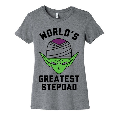 World's Greatest Stepdad Piccolo Parody Womens T-Shirt