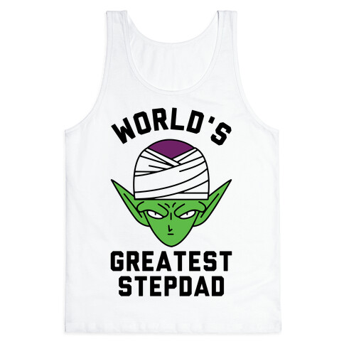 World's Greatest Stepdad Piccolo Parody Tank Top