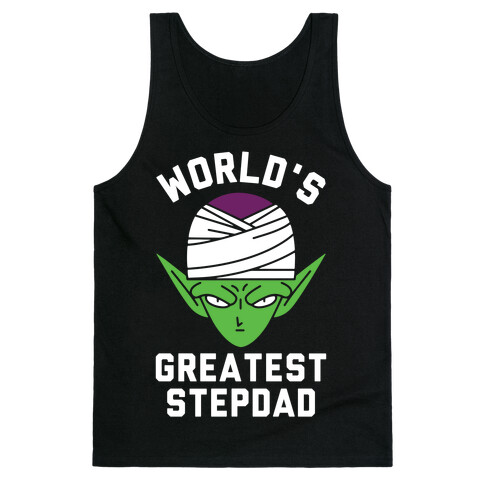 World's Greatest Stepdad Piccolo Parody Tank Top