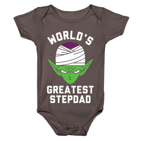 World's Greatest Stepdad Piccolo Parody Baby One-Piece