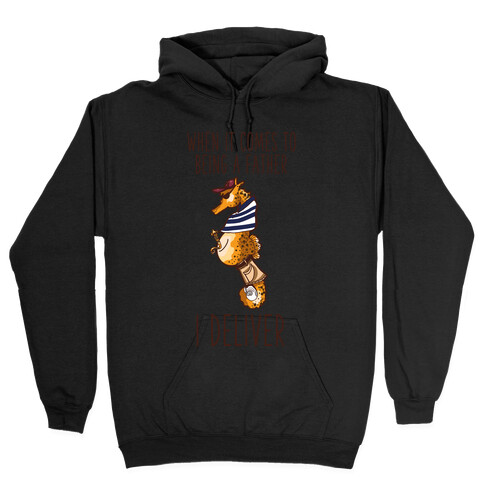 Seahorse Father Hooded Sweatshirt