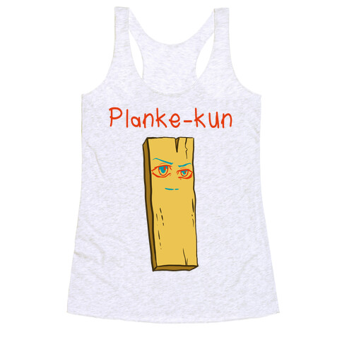 Planke-kun Anime Plank Racerback Tank Top