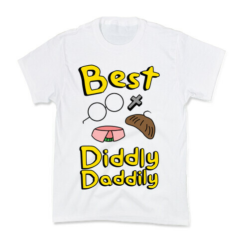 Best Diddly Daddily Kids T-Shirt