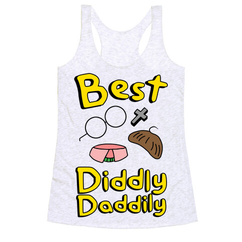 Best Diddly Daddily Racerback Tank Top