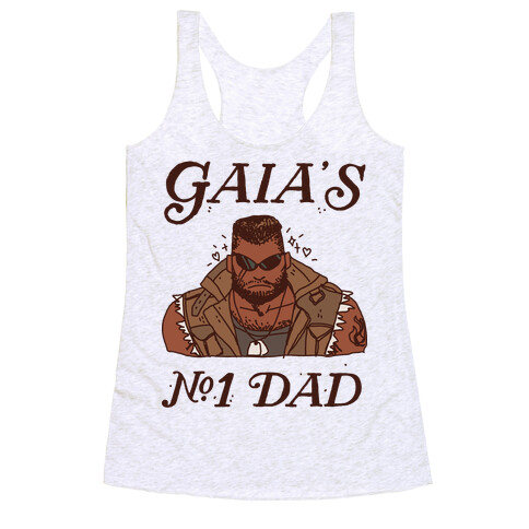 Gaia's Number 1 Dad Racerback Tank Top