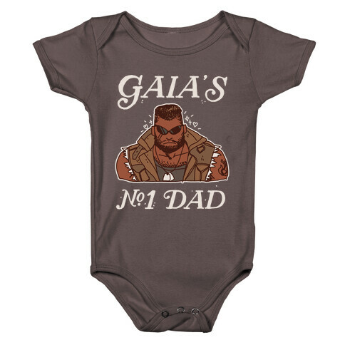 Gaia's Number 1 Dad Baby One-Piece