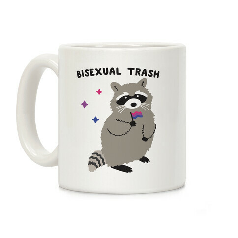 Bisexual Trash Raccoon Coffee Mug