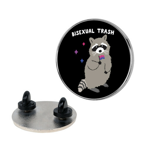 Bisexual Trash Raccoon Pin