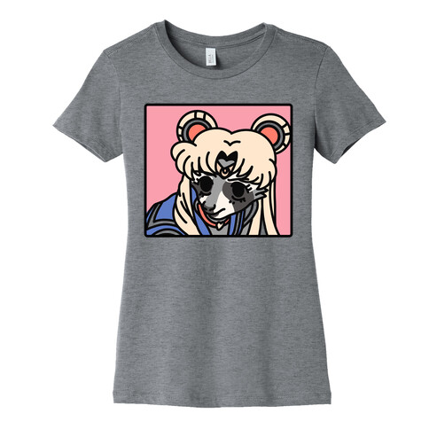 Sailor Moon Redraw Raccoon Womens T-Shirt