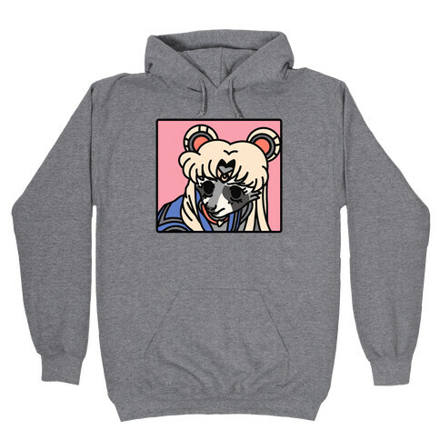 Sailor Moon Redraw Raccoon Hooded Sweatshirt