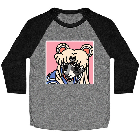 Sailor Moon Redraw Raccoon Baseball Tee