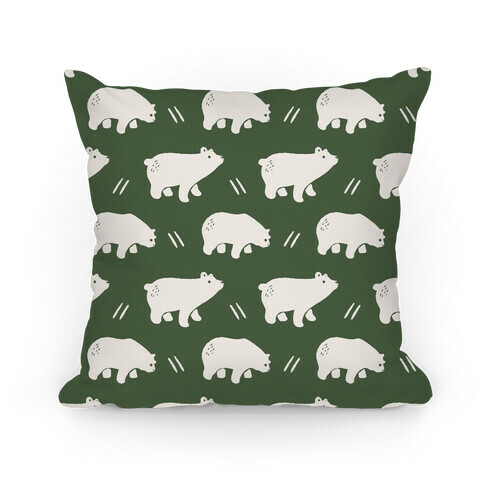 Bear Chive Boho Pattern Pillow