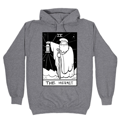 Badly Drawn Tarots: The Hermit Hooded Sweatshirt