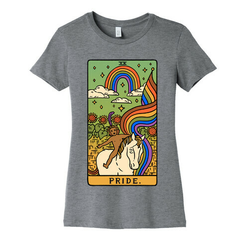 Pride Tarot Womens T-Shirt