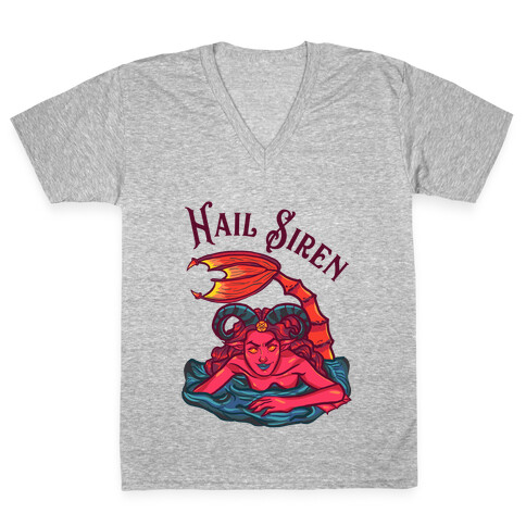 Hail Siren V-Neck Tee Shirt